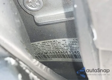 2004 Honda Accord 2.4 Ex z USA, uszkodzony, nr VIN 1HGCM56894A067340